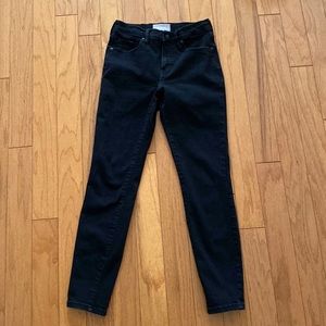 Everlane The Authentic Stretch Mid-Rise Skinny Black size 28